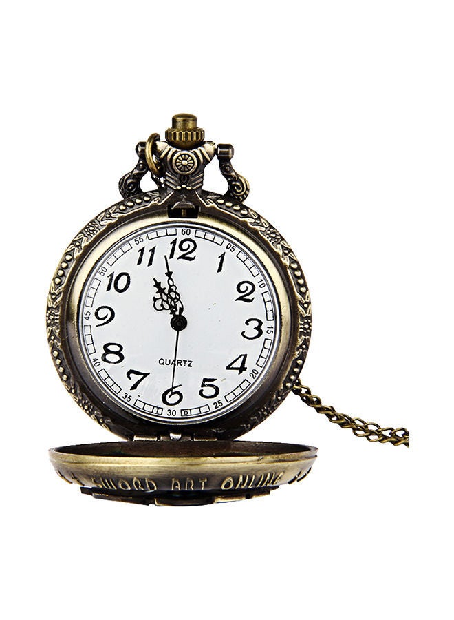 Personality Hollow Alloy Analog Pocket Watch 8130