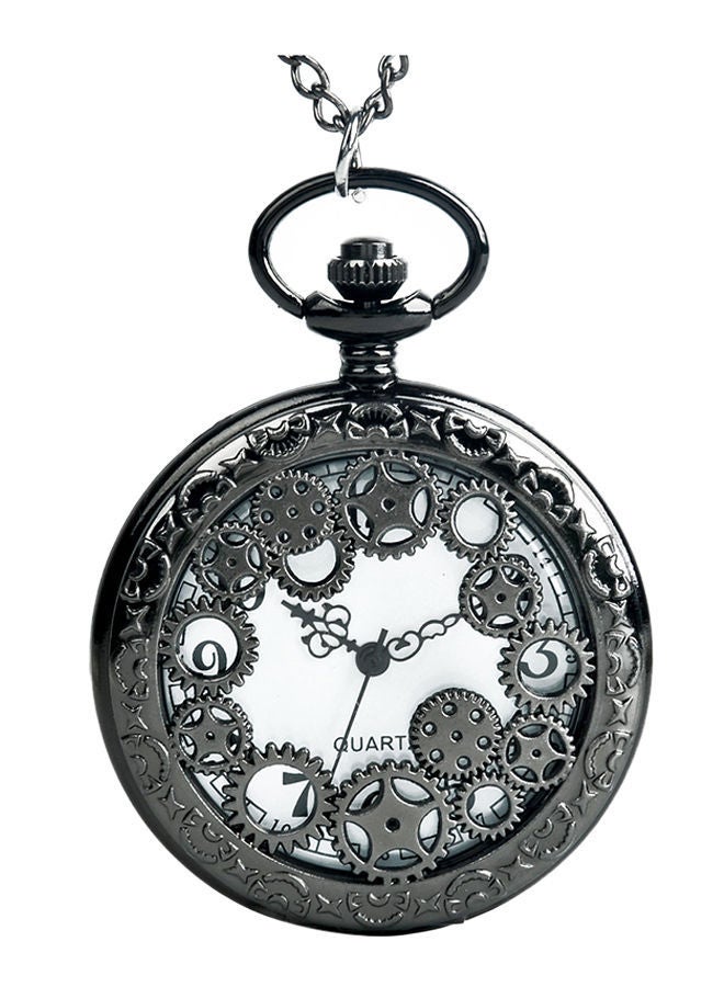 Hollow Alloy Analog Pocket Watch 1005