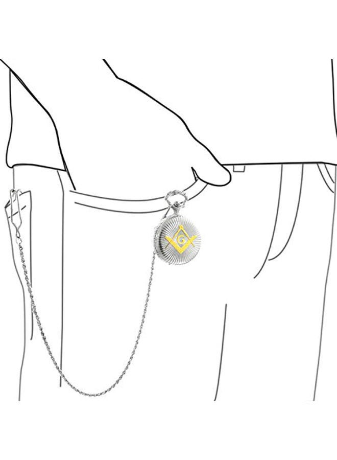 Analog Quartz Pocket Watch With Chain WFW-L296