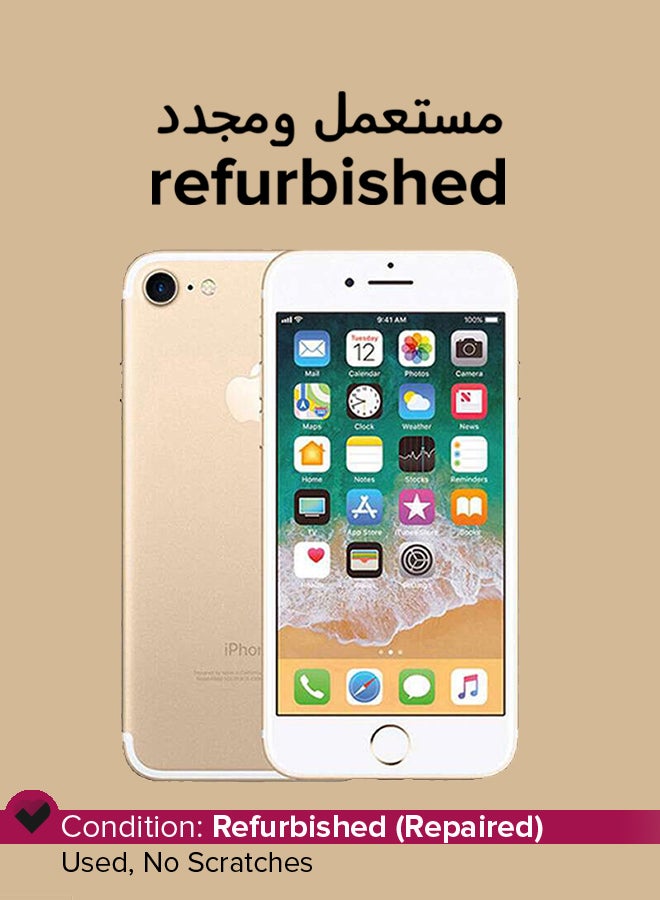 Refurbished - iPhone 7 With FaceTime Gold 2GB RAM 128GB 4G LTE