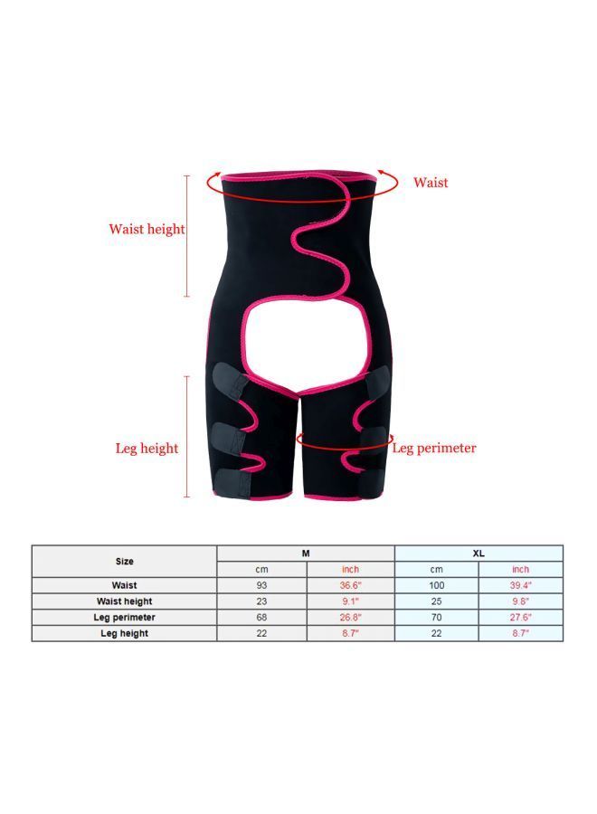 High Waist Thigh Trimmer Belt M