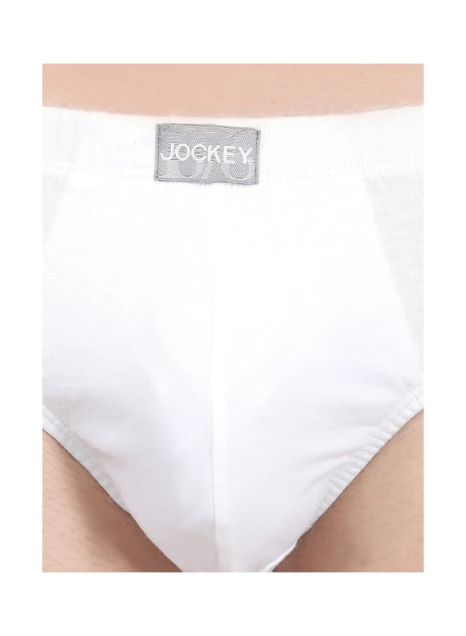 Jockey 8035 Men Super Combed Cotton Solid Poco Brief with Ultra soft Concealed Waistband Pack of 3