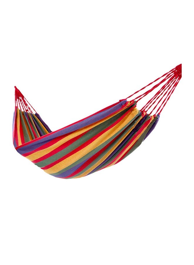Single Canvas Hammock Swing Multicolour