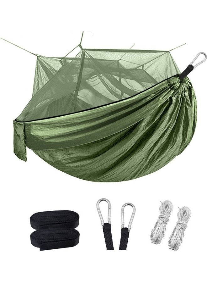 Outdoor Camping Anti-Mosquito Net Gauze Hammock Army Green