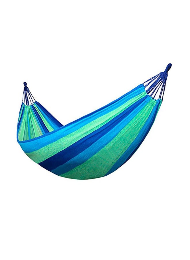 Single Canvas Hammock Swing Blue