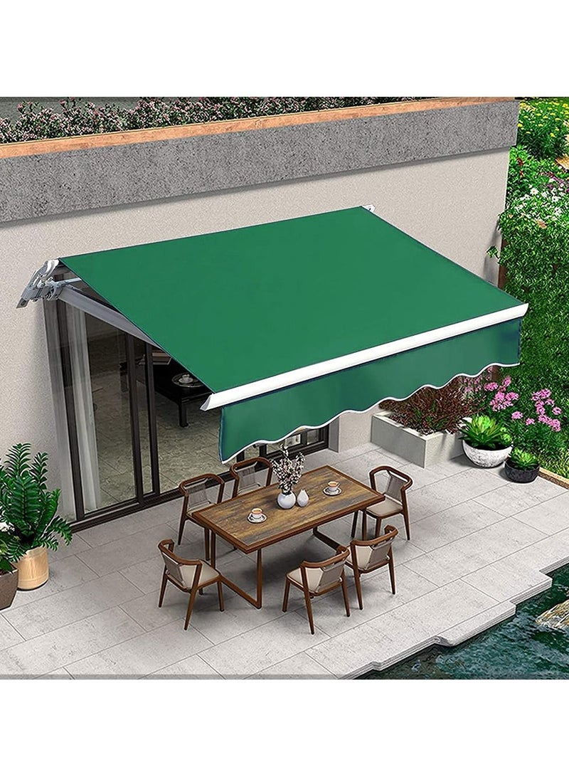 Yatai Outdoor Sun Shade Door Canopy Shelter Foldable Awning with Manual Crank Handle