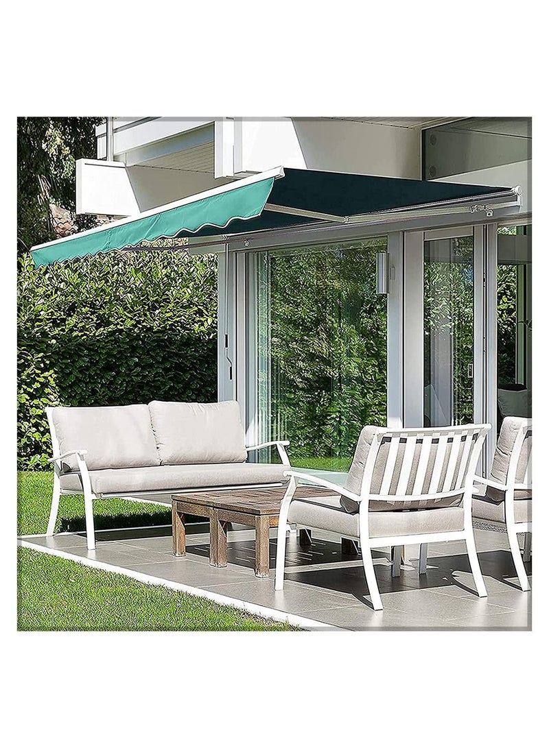 Yatai Outdoor Sun Shade Door Canopy Shelter Foldable Awning with Manual Crank Handle