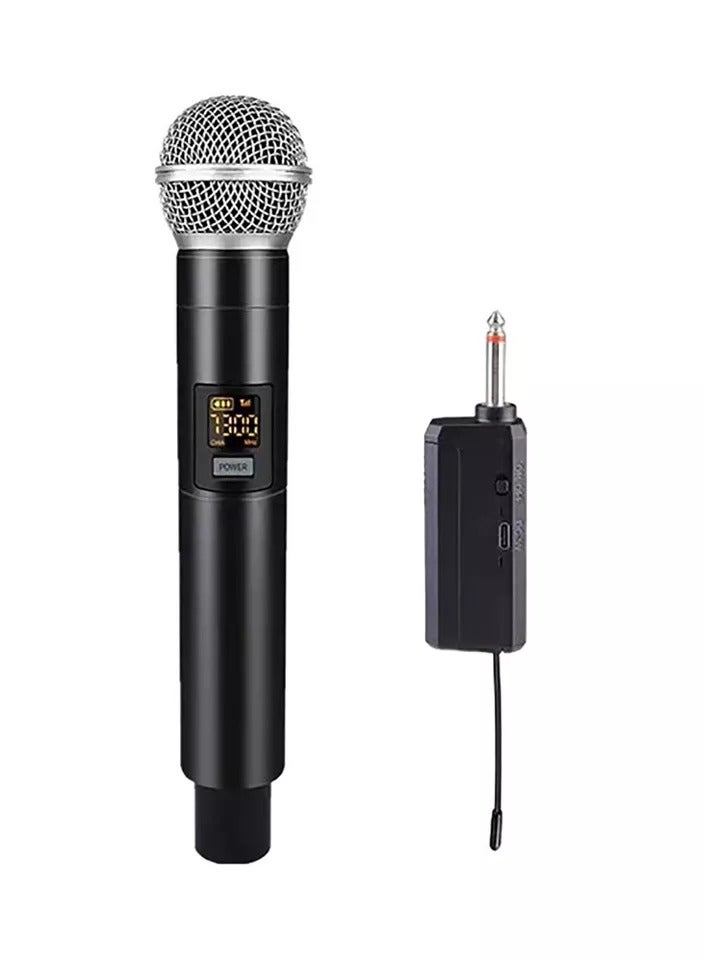 Handheld Wireless Microphone Black