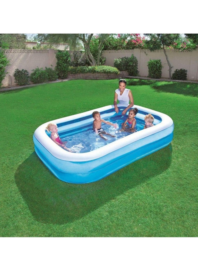 Rectangular Swimming Pool Children Inflatable Swimming Pool Adult Outdoor Large Bathing Pool Summer Seat Bracket Pool
