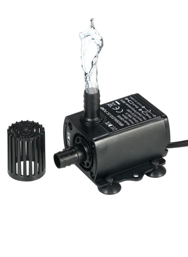 Ultra-Quiet Mini Submersible Brushless Water Pump Fountain Black