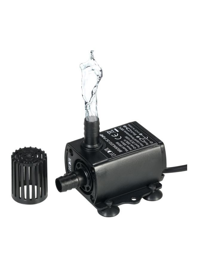 Ultra-Quiet Mini Submersible Brushless Water Pump Fountain Black