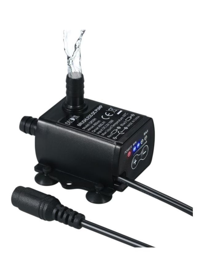Brushless Water Pump Black 5.95 x4.9x4.2cm