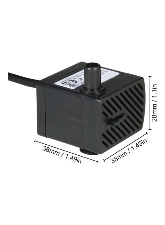 Submersible Water Pump Fountains Pond Black