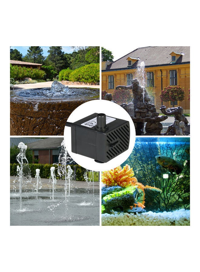 Submersible Water Pump Fountains Pond Black