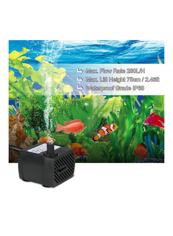 Submersible Water Pump for Fountains Pond Black
