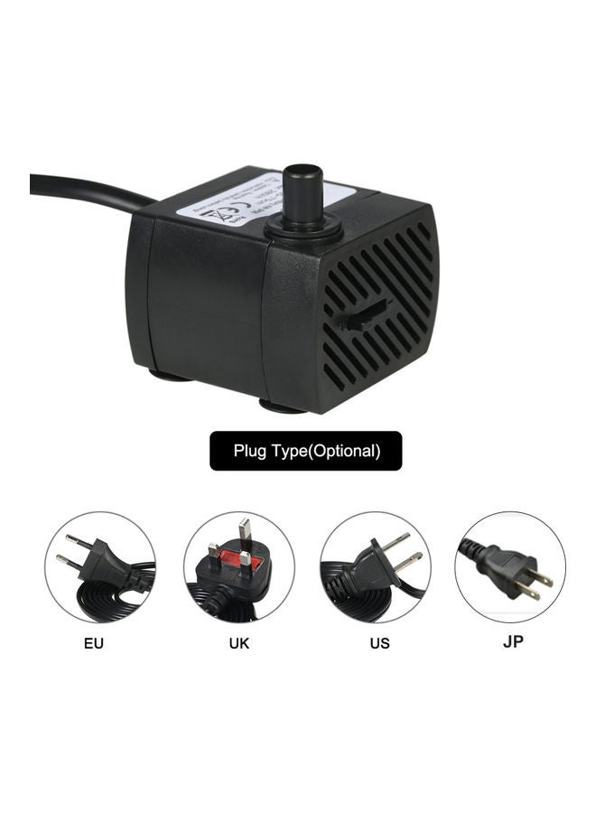 Submersible Water Pump for Fountains Pond Black