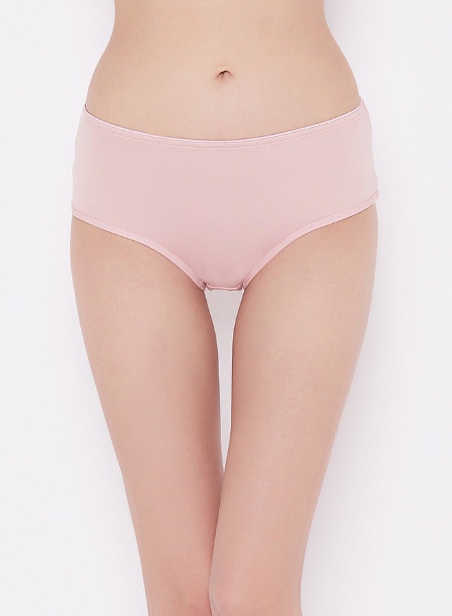 Pack Of 3 Cotton Mid Waist Hipster Panty