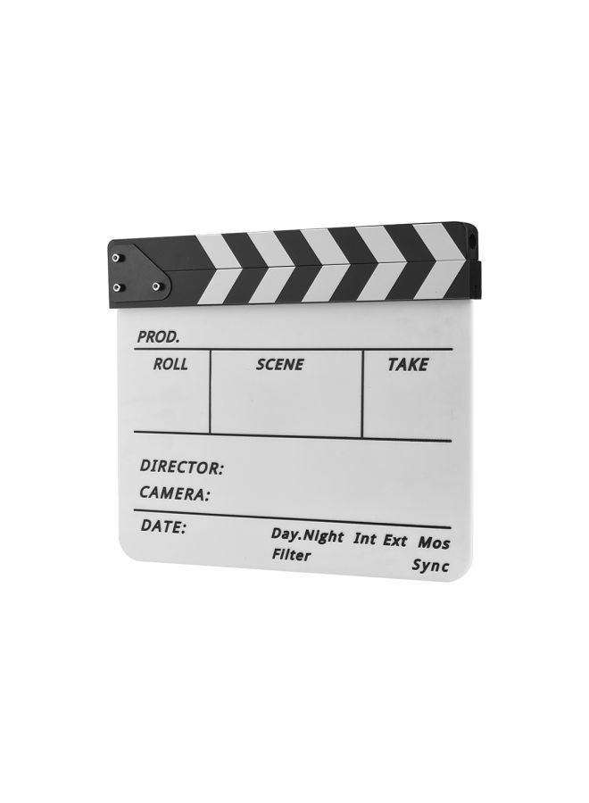 Cut Scene Clapper Board Slate With Marker Pen Multicolour