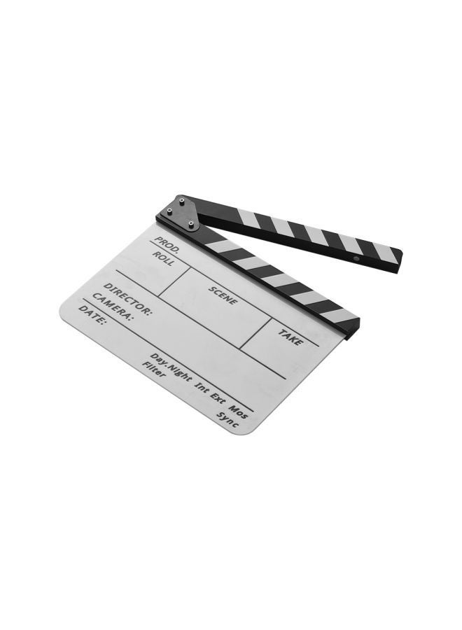 Cut Scene Clapper Board Slate With Marker Pen Multicolour