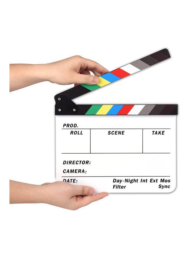 Professional Clapperboard Multicolor