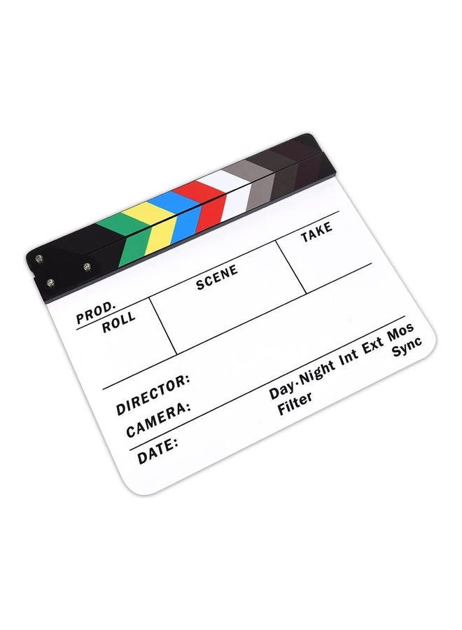 Professional Clapperboard Multicolor