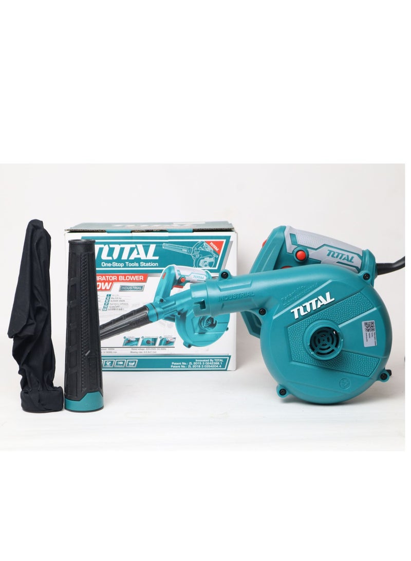 Total Aspirator Blower 650W TB6036 | 220-240V | Variable Speed Control | High Power 0-16000 RPM | 4.0m³/min Blowing Rate | Includes Dust Bag | 2m Cable Length