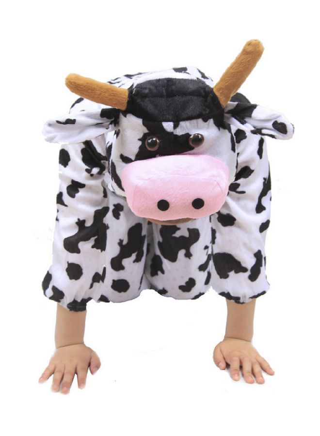 Cow Skin Printed Onesie White/Black/Pink