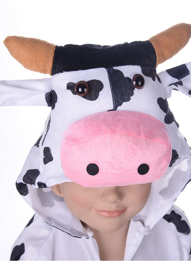 Cow Skin Printed Onesie White/Black/Pink