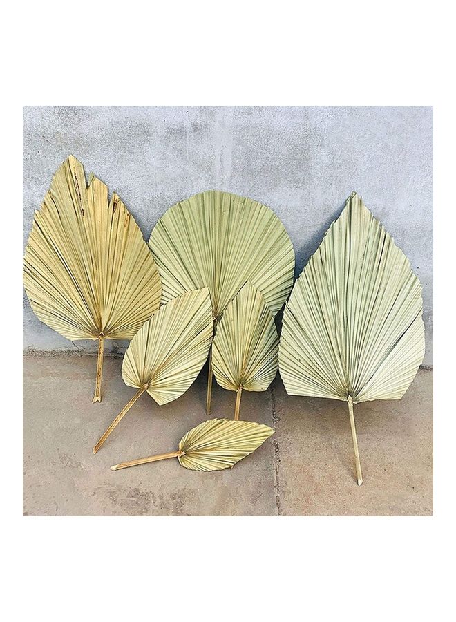 Artificial Dried Palm Tree Leaves Plants Durable DIY Art Wall Hanging Ornament Gold