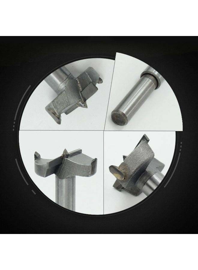 Locating Drill Wood Bit Hinge Hole Saw Set Silver 20x10x5cm