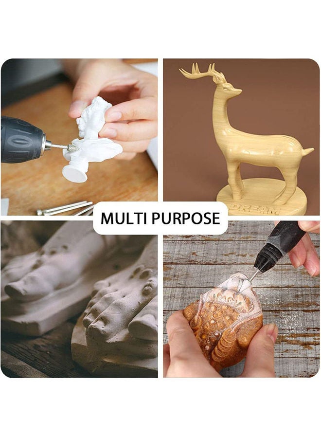 20-Piece Diamond Drill Bits Silver 10.00x2.00x5.00cm