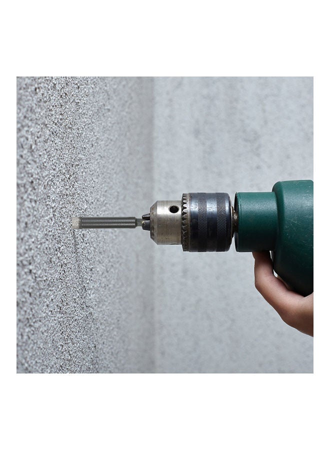 4-Piece Dry Diamond Hole Saw Drill Bit Set Black 10.50 x 2 6.50cm