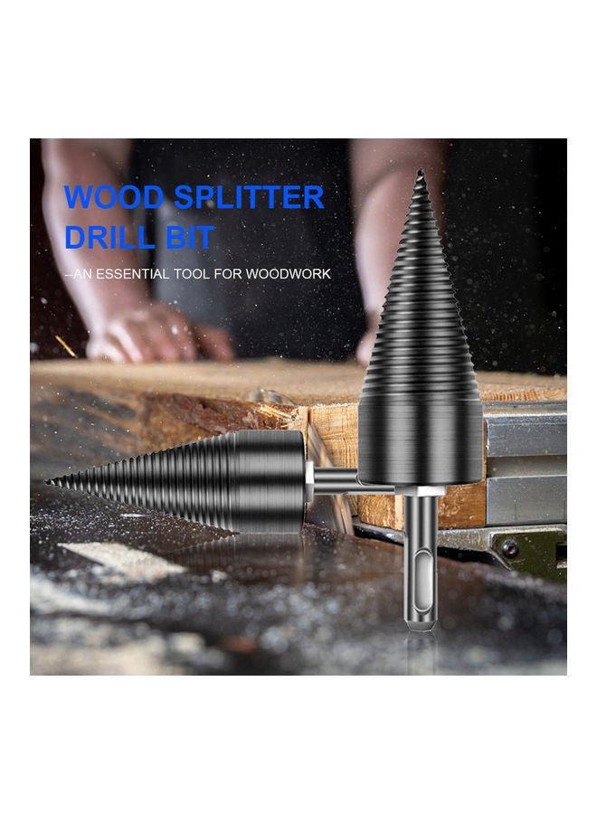 Firewood Log Splitter Drill Bit Black