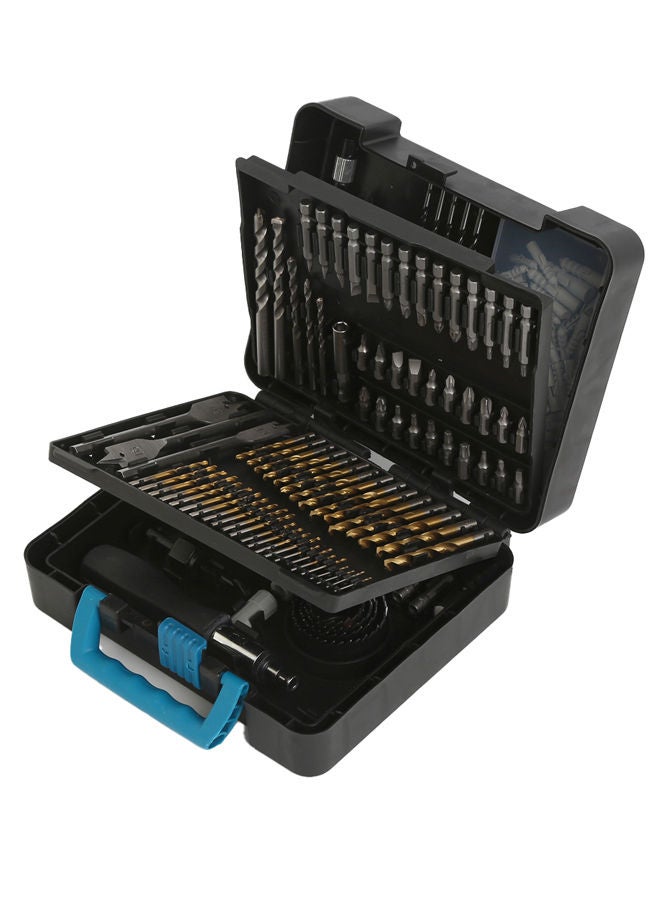 204 Piece Drill Bit Set With HSS Bits and Storage Case VT2127