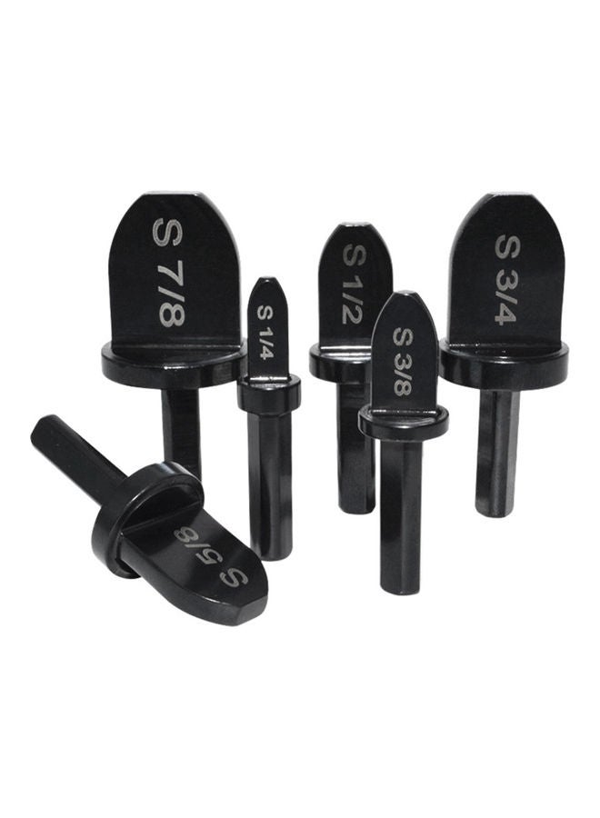 Swaging Tool Drill Bit Black 10.00x1.00x6.00cm