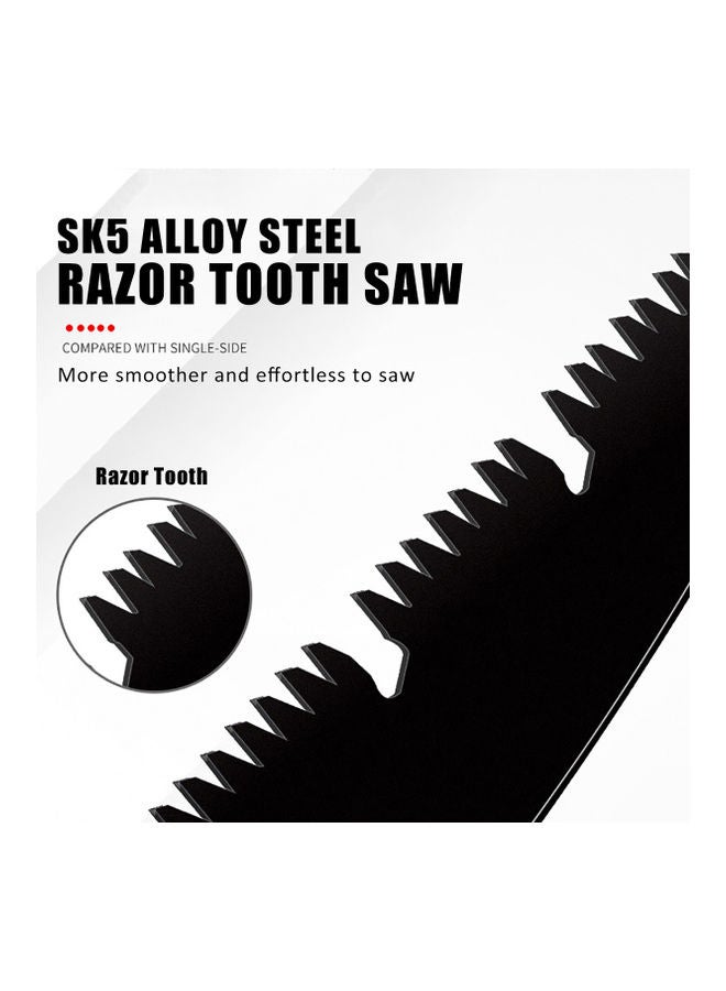 Non-Slip Folding Pruning Saw Black/White