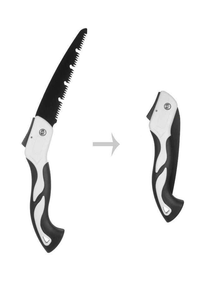 Non-Slip Folding Pruning Saw Black/White