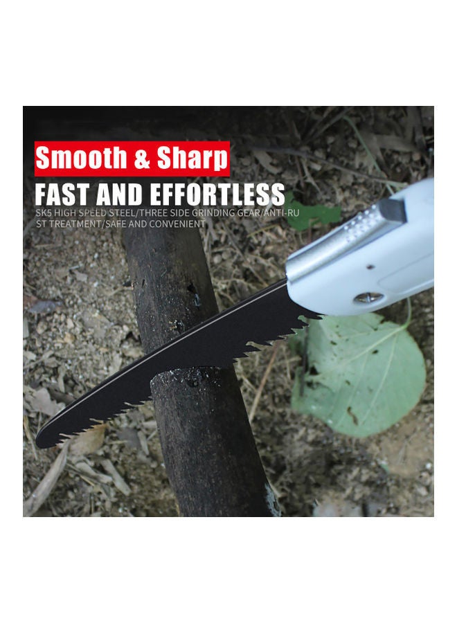 Non-Slip Folding Pruning Saw Black/White
