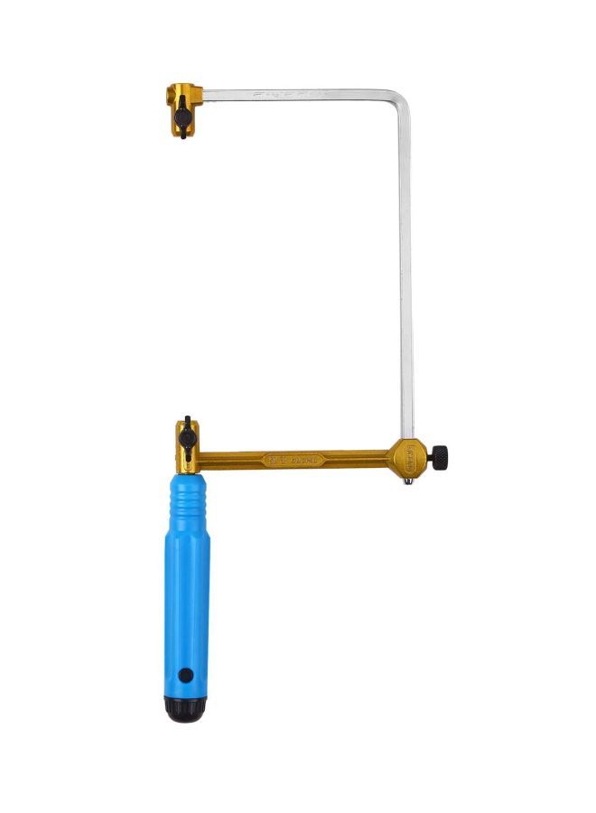 Adjustable U-Shaped Handsaw Blue/Gold/Silver