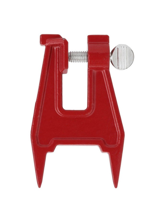 Iron Chainsaw Guide Bracket Red 5 x 2.4inch