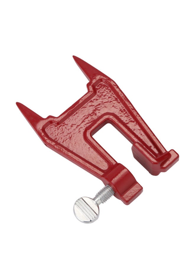 Iron Chainsaw Guide Bracket Red 5 x 2.4inch