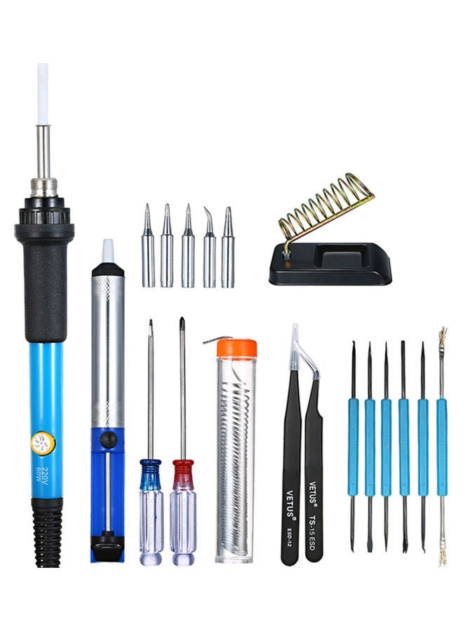 20-Piece Electronic Soldering Iron Multicolour