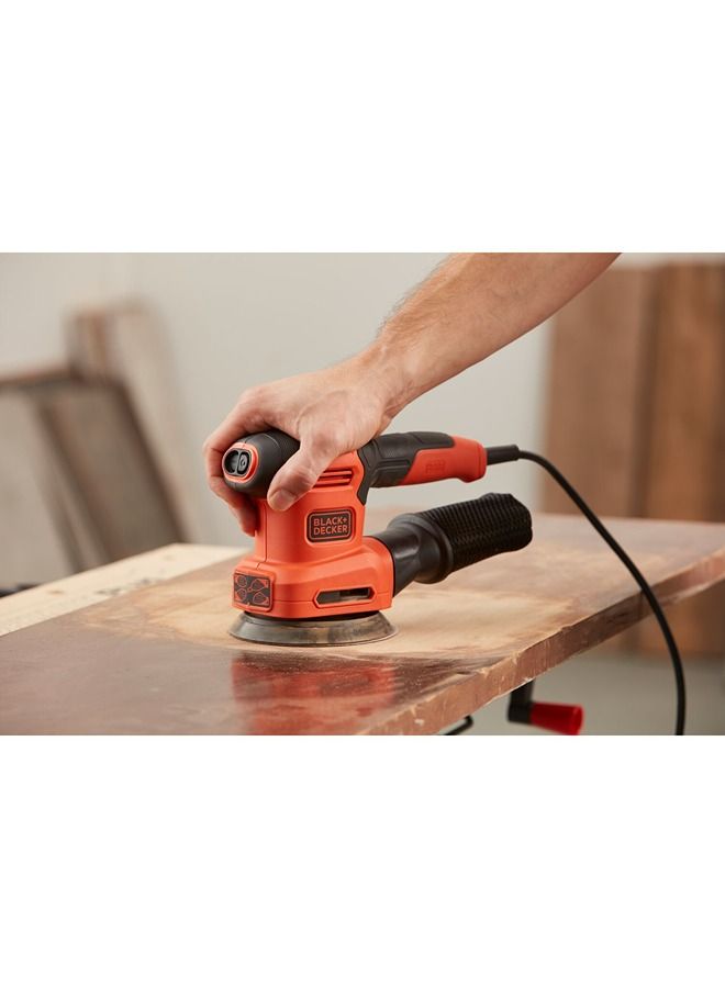 4-in-1 Multi Sander with Interchangeable Base 200W BEW200-GB Orange/Black