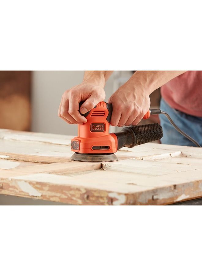 4-in-1 Multi Sander with Interchangeable Base 200W BEW200-GB Orange/Black