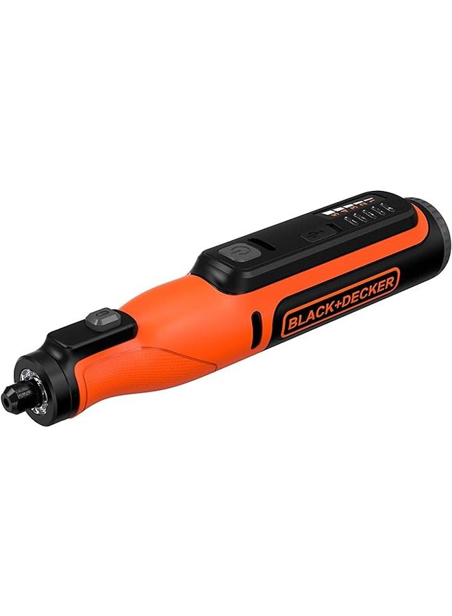 Cordless Multifunctional Rotary Tool With 37 Accessories 7.2V 1.5Ah BCRT8I-XJ Orange/Black