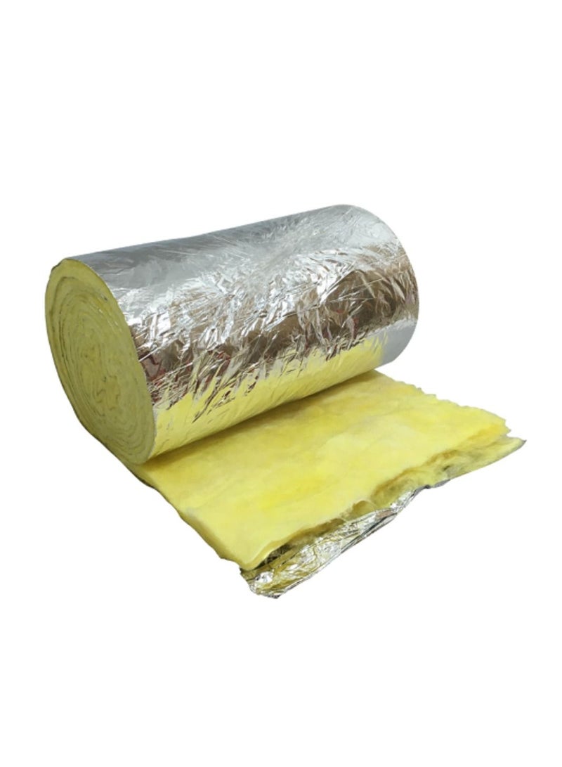 Fiberglass insulation Roll with Aluminum foil 1 inch 20M