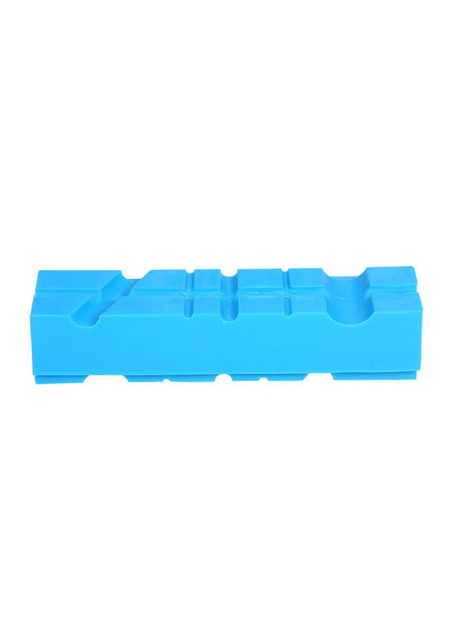5.5In Vise Jaws Milling Jaw Clamps with Magnetic Nylon Pad for Holding Pipe Machine Accessories Blue 15.0x5.0x5.0cm