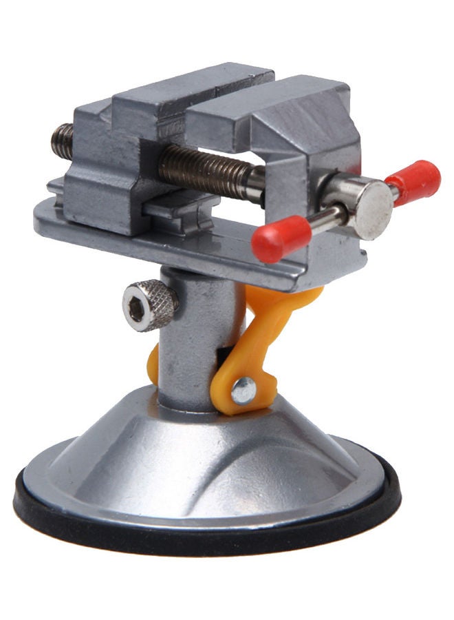 Mini Suction Vise Clamp Silver