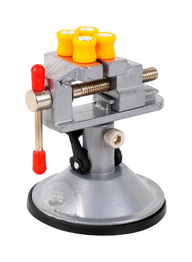 Mini Suction Vise Clamp Silver/Orange/Red