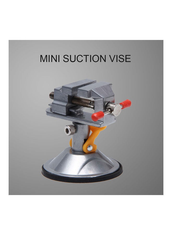 Mini Suction Vise Clamp Silver